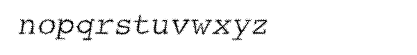Streetwise™ Oblique Font LOWERCASE