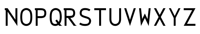 String Literal Medium Font UPPERCASE