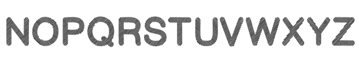 Stripy-Reg Font UPPERCASE