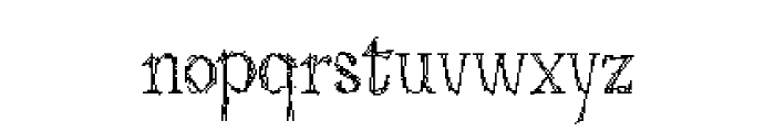 Struct-destruct Serif 3.2 Regular Font LOWERCASE