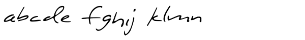 StuHeinecke Regular Font LOWERCASE