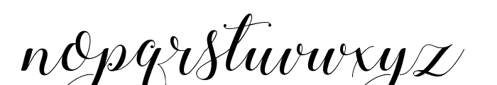 Stylish Calligraphy Demo Font LOWERCASE