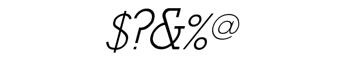 Stymie-Italic Italic Font OTHER CHARS