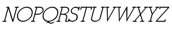 Stymie-Italic Italic Font UPPERCASE