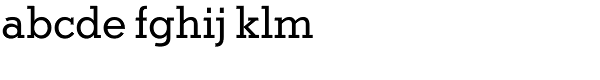 Stymie Medium Font LOWERCASE