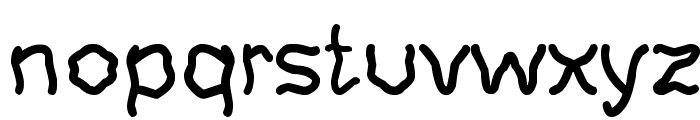 stretchy rubber Font LOWERCASE