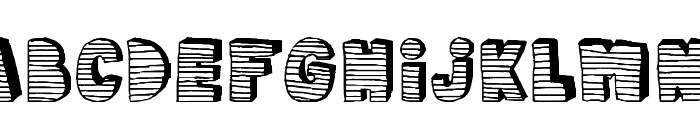 stripe3D Font UPPERCASE