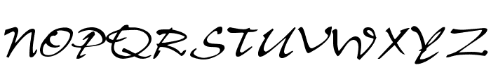 Sumibrush Font UPPERCASE