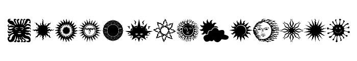 Sun n Moon Font LOWERCASE