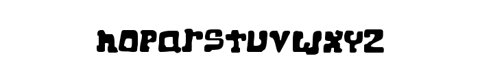 Super Chunk Regular Font UPPERCASE