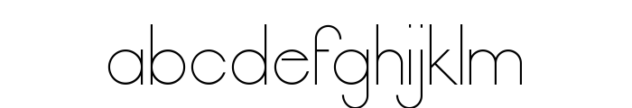 Sur Regular Font LOWERCASE