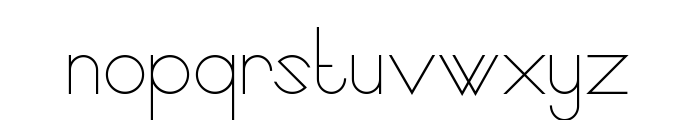 Sur Regular Font LOWERCASE