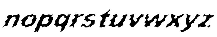 Surf Punx Italic Font LOWERCASE