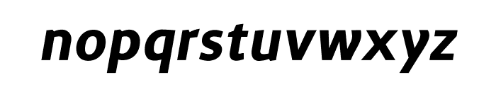 Surface Bold Italic Font LOWERCASE