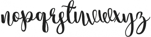 summertime otf (400) Font LOWERCASE