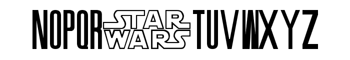 SW Crawl Title Font UPPERCASE