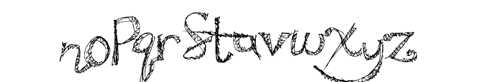 SweatyParty Font LOWERCASE
