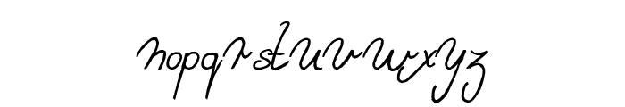 Sweet Lady Italic Font LOWERCASE