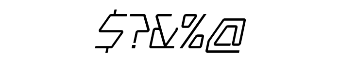 Swerve  LightItalic Font OTHER CHARS