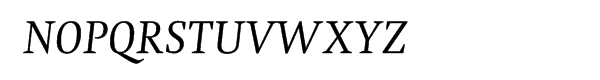 Swift® Italic Font UPPERCASE