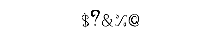 Swirl in the Wonderland Font OTHER CHARS