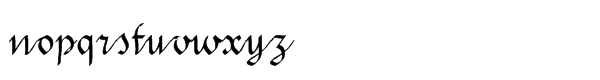 Swirlity Script Std Bold Font LOWERCASE