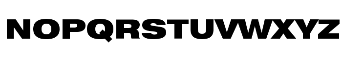 Swiss 721 Black Extended BT Font UPPERCASE