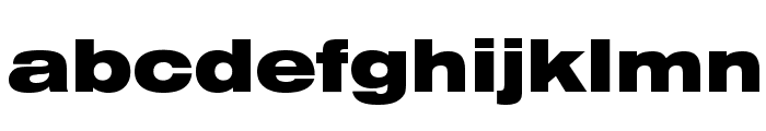 Swiss 721 Black Extended BT Font LOWERCASE