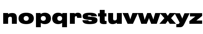 Swiss 721 Black Extended BT Font LOWERCASE