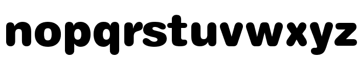 Swiss 721 Black Rounded BT Font LOWERCASE