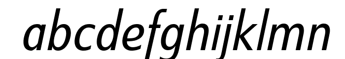 SwitzeraADF-CondItalic Font LOWERCASE