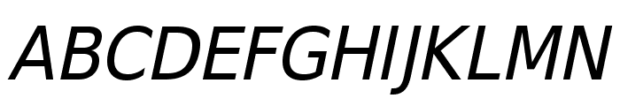 SwitzeraADF-Italic Font UPPERCASE