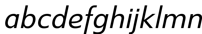 SwitzeraADF-Italic Font LOWERCASE