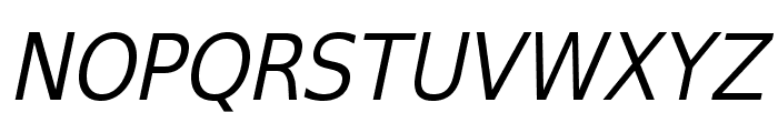SwitzeraADF-LightItalic Font UPPERCASE
