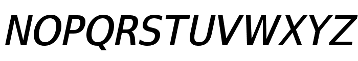 SwitzeraADF-MediumItalic Font UPPERCASE