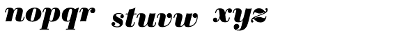 Sybarite Small Italic Font LOWERCASE