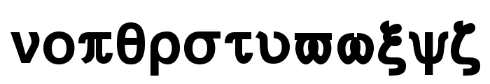 Symbol MW Bold Font LOWERCASE