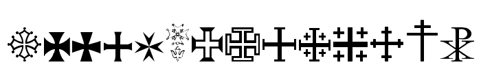 SymbolCrucifix Font LOWERCASE
