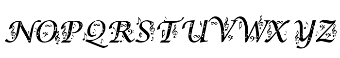 Symphony in ABC Font UPPERCASE