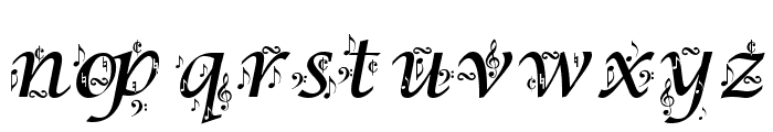 Symphony in ABC Font LOWERCASE