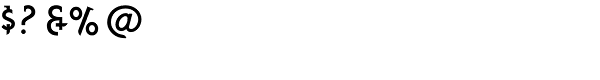 Synkop Bold Font OTHER CHARS
