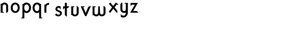 Synkop Bold Font LOWERCASE
