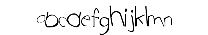 Tabatha Regular Font LOWERCASE