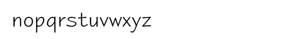 Taffy™ Font LOWERCASE