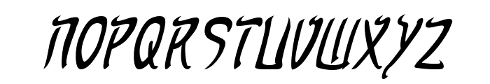 Taibaijan Italic Font UPPERCASE