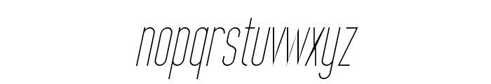 Tall Films Oblique Font LOWERCASE