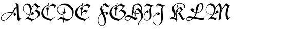 Talleyrand Font UPPERCASE