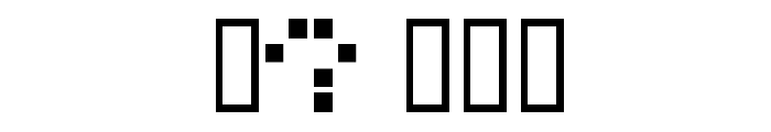Tamagotchi Normal Font OTHER CHARS