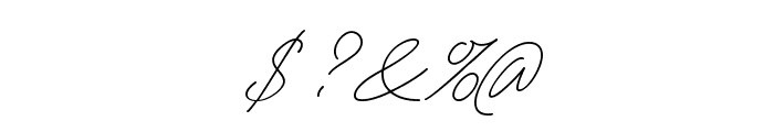 Tamoro Script Personal Use Only Font OTHER CHARS