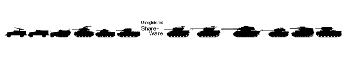 Tanks-WW2 Font UPPERCASE